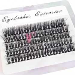 Gene false  smocuri tip banda Dramatic Lashes Extension Soft 3D C/0,07/10mm Cod 5W00510